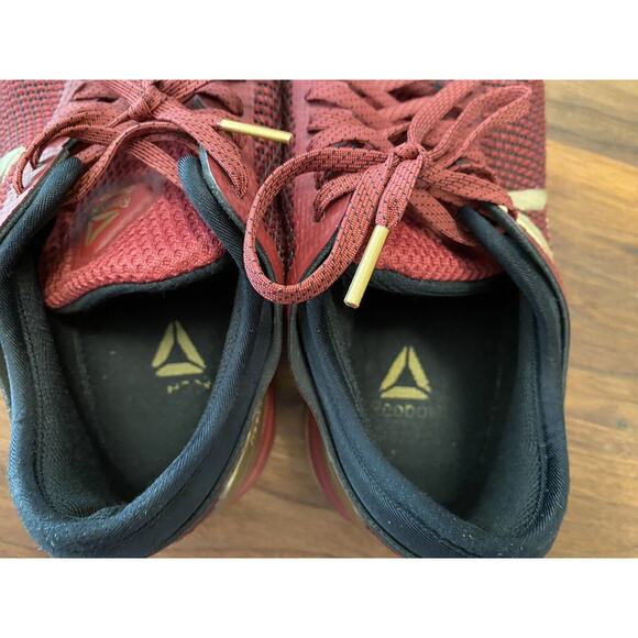 Reebok Men’s Crossfit Nano Red, Black and Gold Workout Shoes SZ 8.5 121953511 - Picture 4 of 6